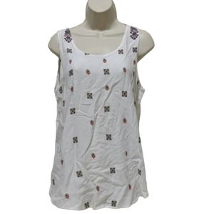 NWT Timing White Tank Top